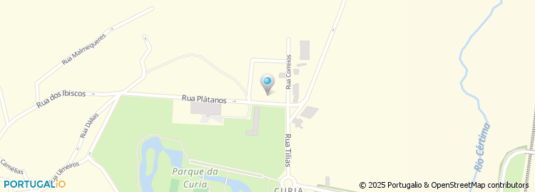 Mapa de Rua dos Plátanos