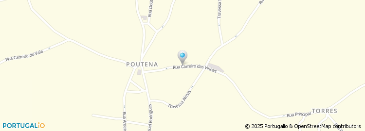 Mapa de Rua Manuel Francisco Pereira