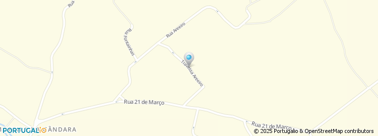 Mapa de Travessa do Areeiro