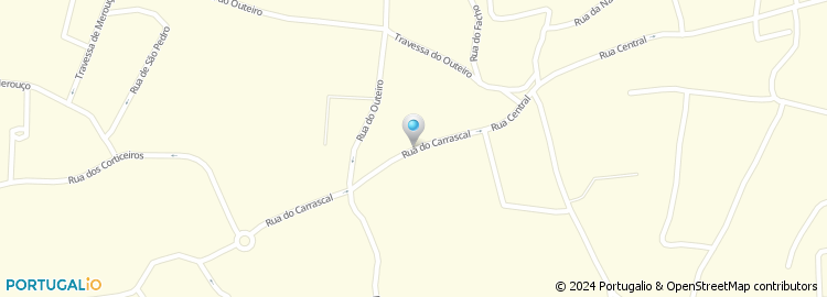 Mapa de Anaze - Cortiças, Lda