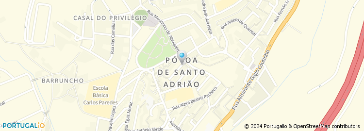 Mapa de Angélica Santos - Instituto de Beleza, Unipessoal Lda