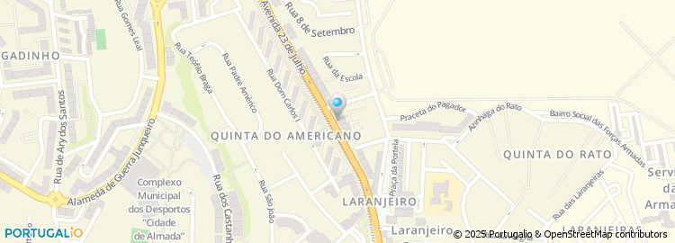 Mapa de Antonio Augusto Lourenço, Lda