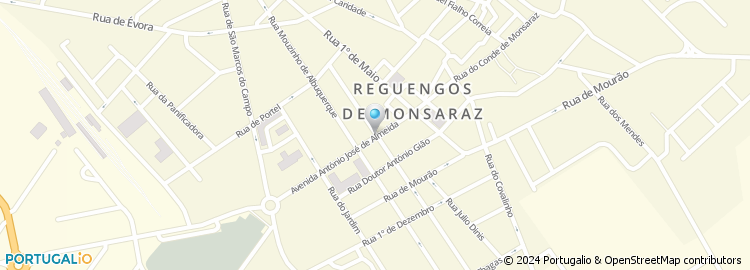 Mapa de António Bernardino Mira Domingues