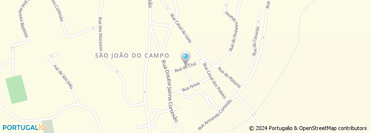 Mapa de Antonio das Neves Mendes Leite