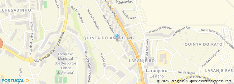 Mapa de ANTÓNIO DIAS