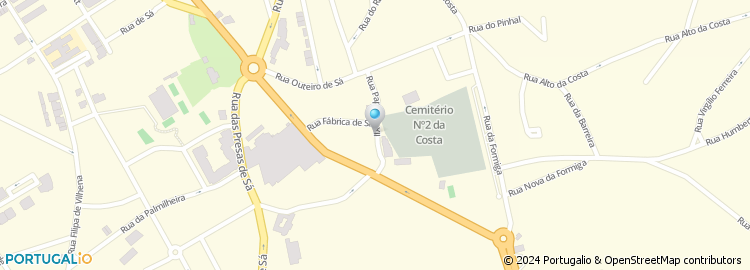 Mapa de Antonio Ferreira Santos