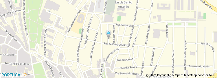 Mapa de Antonio Jesus Godinho, Unip., Lda