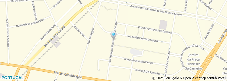 Mapa de Antonio Jorge Gomes, Unip., Lda