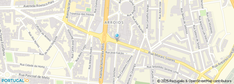 Mapa de Antonio Mendes Gaspar
