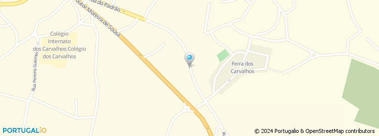 Mapa de Antonio Moreira Feiteira da Silva