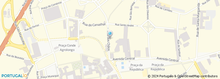 Mapa de António Taveira Campelo- Contabilidade e Administração de Empresas, Unipessoal Lda