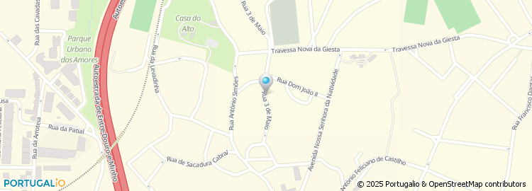 Mapa de Antonio Vieira & Filhos, Lda