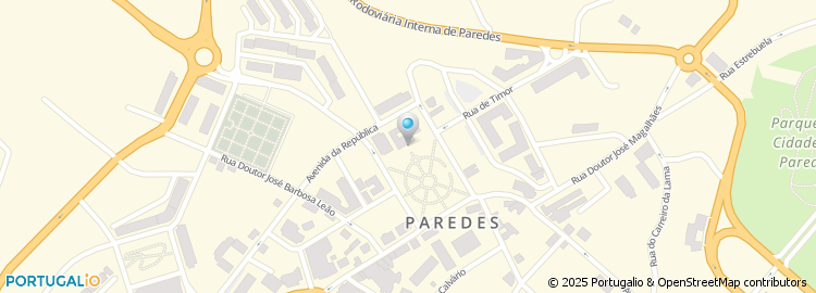 Mapa de Ap - Aguas de Paredes, SA