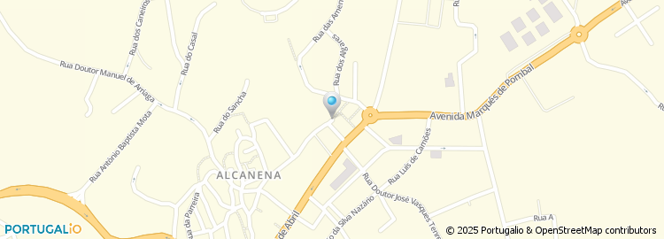 Mapa de Aquanena - Empresa Municipal de Águas e Saneamento de Alcanena, E.m., S.a