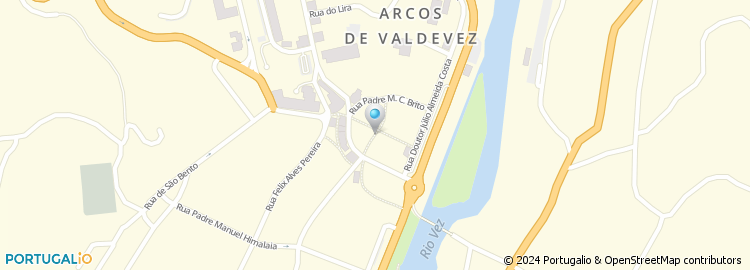 Mapa de Rua Cerqueira Gomes
