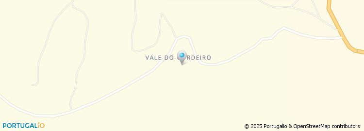 Mapa de Vale do Cordeiro