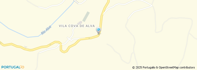 Mapa de Vila Cova de Alva