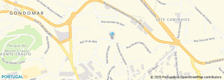 Mapa de Aristides Dias Oliveira