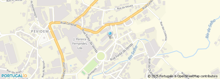 Mapa de Arlindo Augusto Pimenta & Filhos, Lda