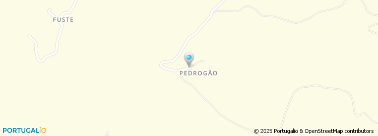 Mapa de Pedrógão