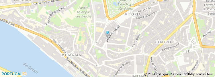Mapa de Arquivo Distrital do Porto