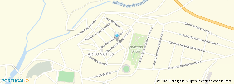 Mapa de Rua Almirante Cândido dos Reis