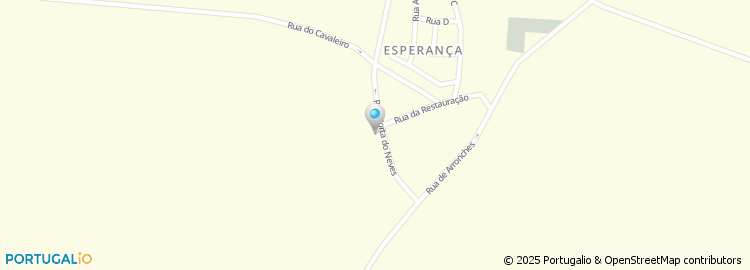 Mapa de Rua Horta do Neves