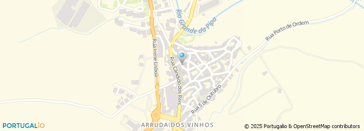 Mapa de Rua Bombeiros Voluntarios