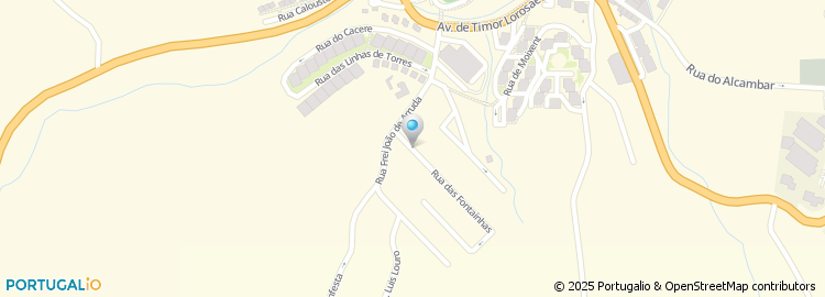 Mapa de Rua das Fontainhas