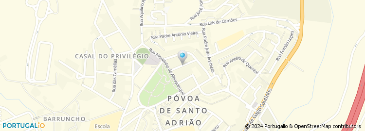 Mapa de Artur Dinis Gradugerio & Filho, Lda
