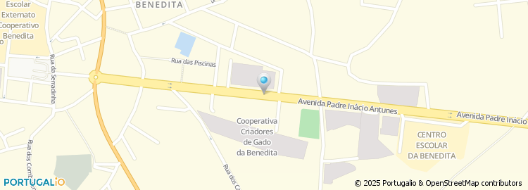 Mapa de Artur dos Reis Fialho & Filhos - Armazens Calçado da Benedita, Lda