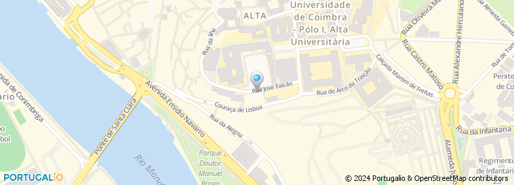 Mapa de ASIC - Associação de Saúde Infantil de Coimbra
