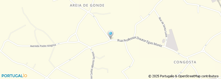 Mapa de Associação Atletica de Avanca