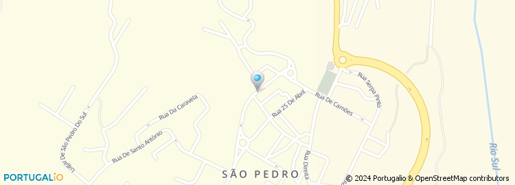 Mapa de Associação Casa do Benfica de S. Pedro do Sul