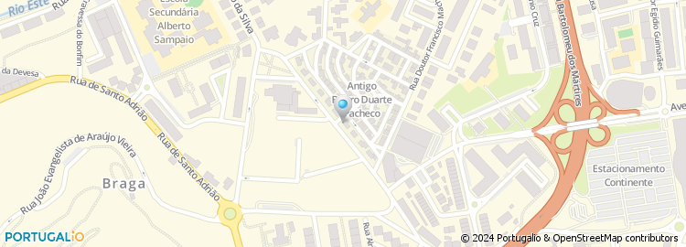 Mapa de Associação de Andebol de Braga