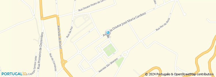 Mapa de Associação de Andebol de Coimbra