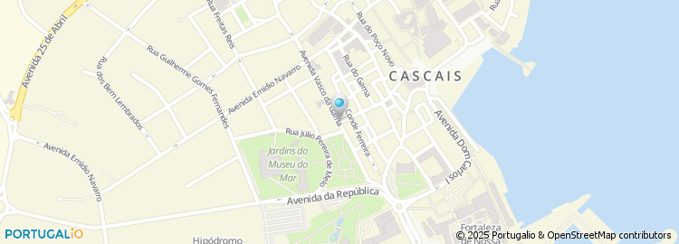Mapa de Associação de Armadores e Pescadores de Cascais