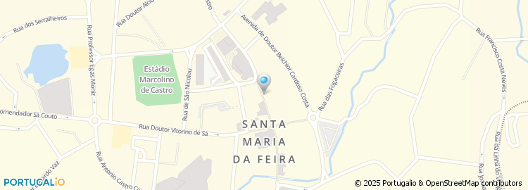 Mapa de Associação de Artesãos Terras de Santa Maria