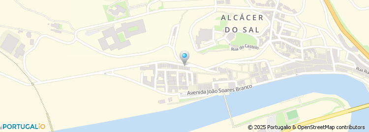Mapa de Associação de Beneficiarios do Vale do Sado