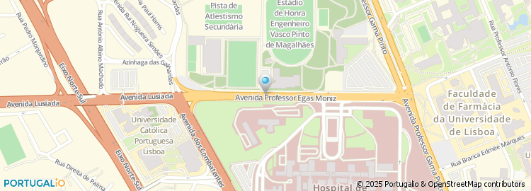 Mapa de Associação de Estudantes da Escola de Enfermagem Calouste Gulbenkian