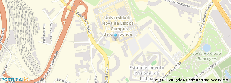 Mapa de Associação de Estudantes da Faculdade de Direito daUniversidade Nova de Lisboa