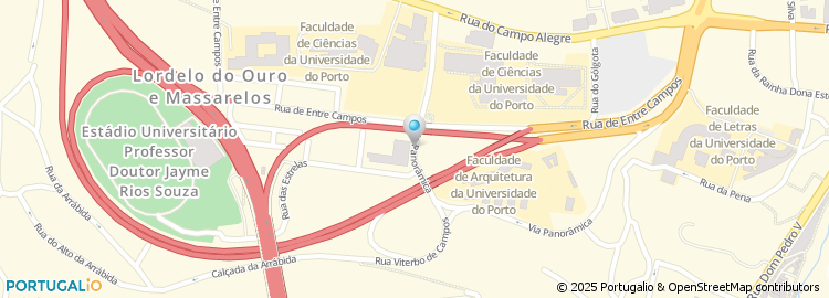 Mapa de Associação de Estudantes da FLUP