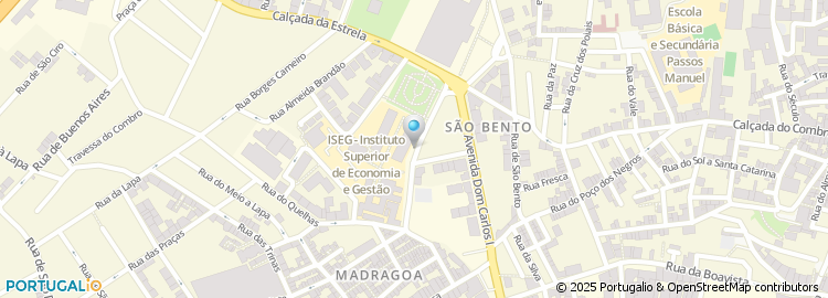 Mapa de Associação de Estudantes do Iseg