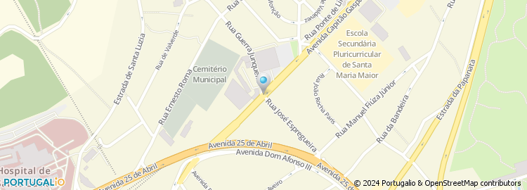 Mapa de Associação de Judo do Distrito de Viana do Castelo