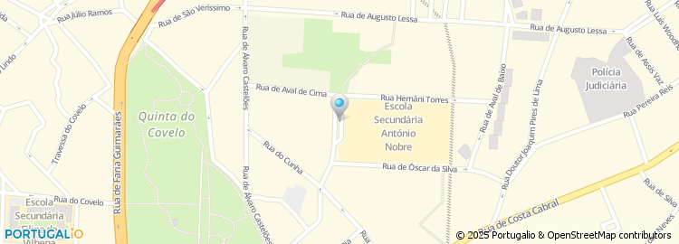 Mapa de Associação de Pais da Creche da Escola Secundaria Antonio Nobre