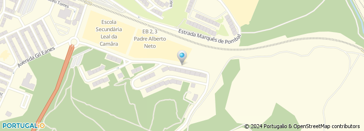 Mapa de Associação de Pais e Encarregados de Educação da Escola E B 2, 3 Padre Alberto Neto de Rio de Mouro
