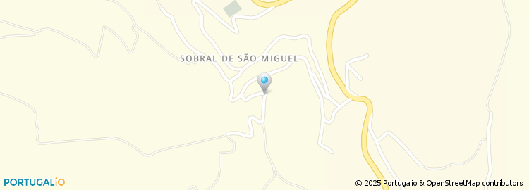 Mapa de Associação de Solidariedade Social de Sobral de S.Miguel