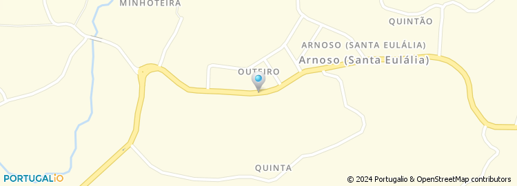 Mapa de Associação Desportiva e Cultural de Arnoso Santa Eulalia