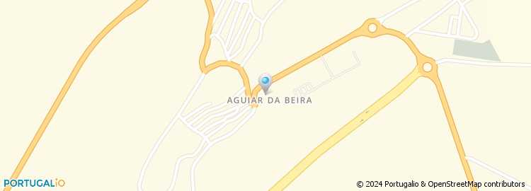 Mapa de Associação Desportiva,recreativa e Cultural de Aguiar da Beira