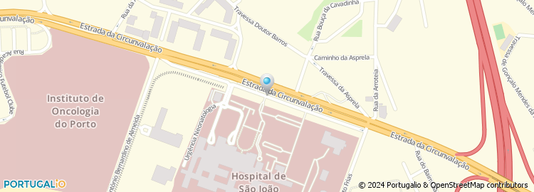 Mapa de Associação dos Amigos do Serv. de Cardiologia do Hospital de São João